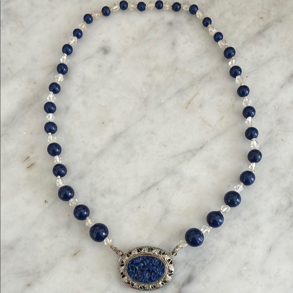 Art Deco Czech Necklace